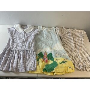 Girls size 5/6 Joules Lilah hayes 3 pc LOT summer nightgown Dress preppy boutiqe